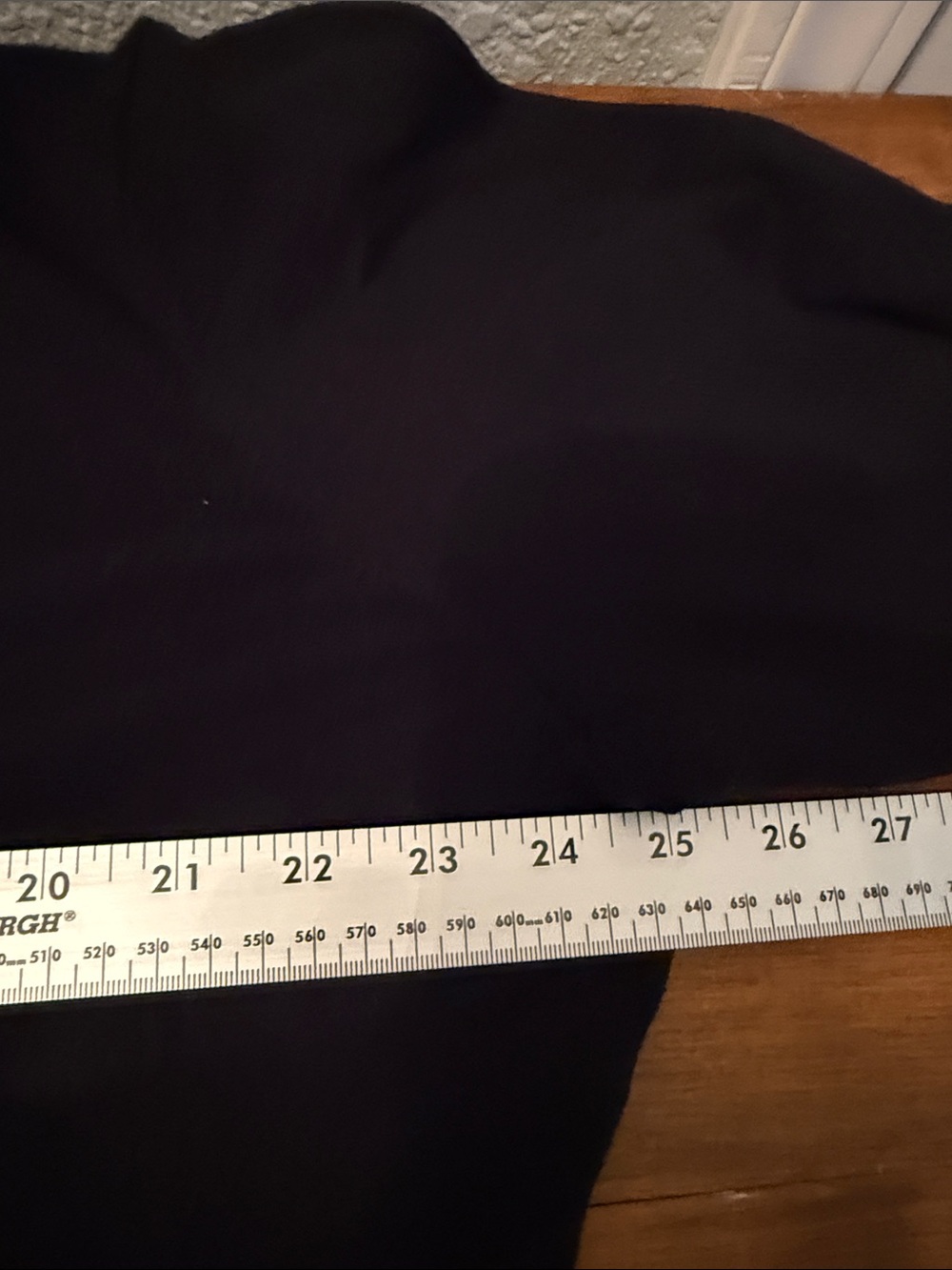 dressbarn Black V-Neck Button-Front Lightweight Cardigan - Picture 7 of 7